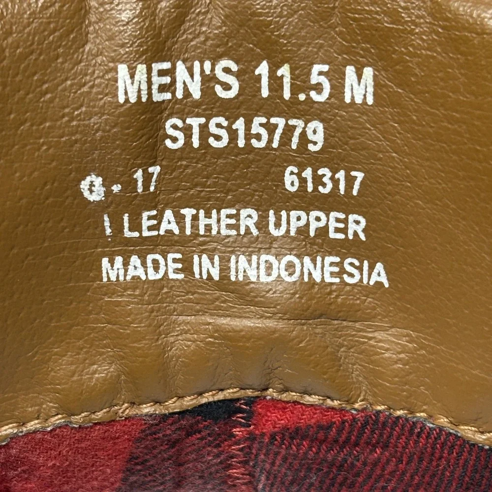 Sperry Men's‎ 11.5 Lug Chukka Boots Waterproof Leather Lace Up Brown Hiking Work